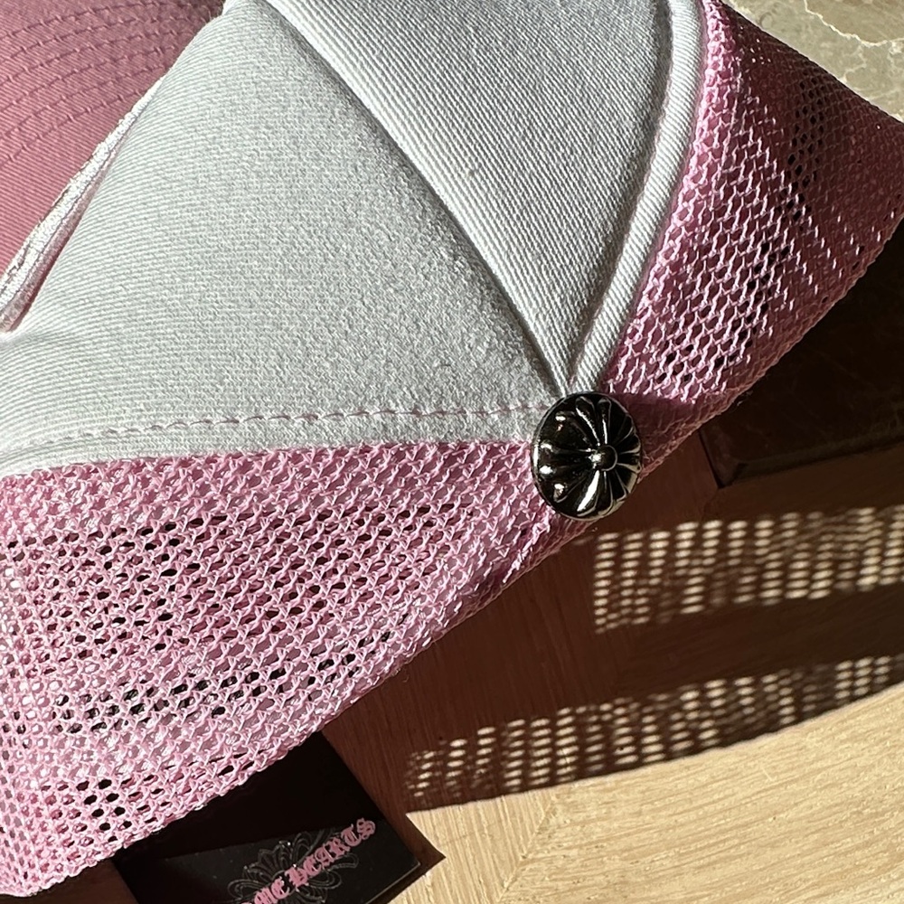 NWT Chrome Hearts Baby Pink Trucker Hat - Picture 3 of 6
